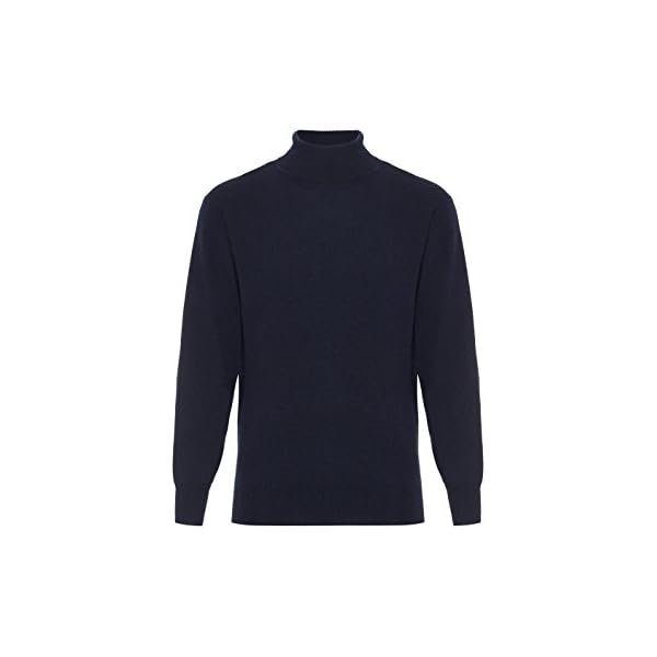 Men’s High-Neck Cashmere Turtleneck Sweater – Everyday Essential